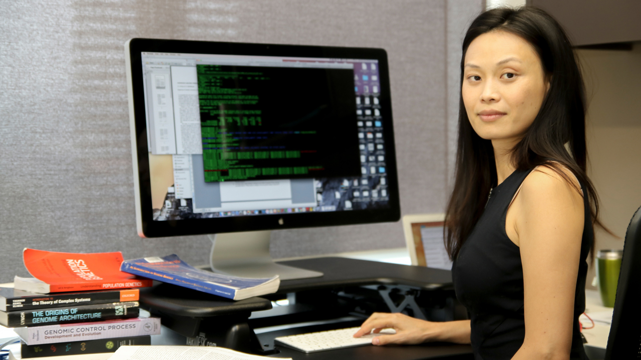 A/Prof Emily Wong in her office